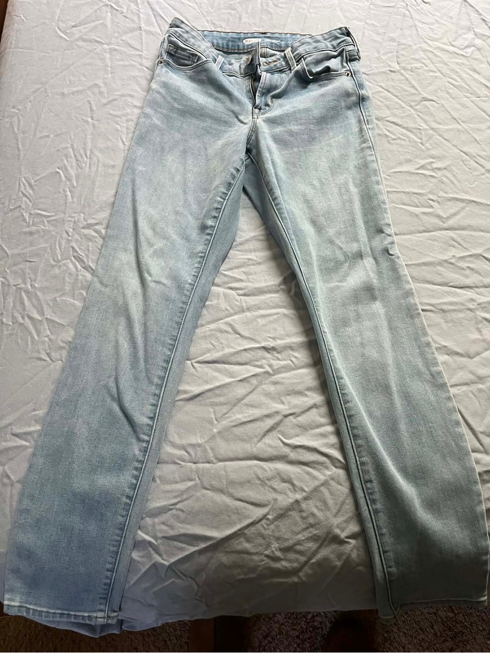 Old Navy Light Blue Flare Jeans